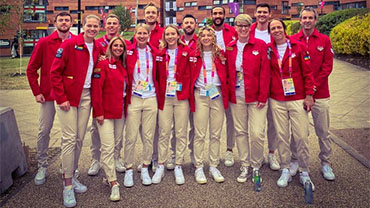 Team England players at the 2018 Gold Coast Games